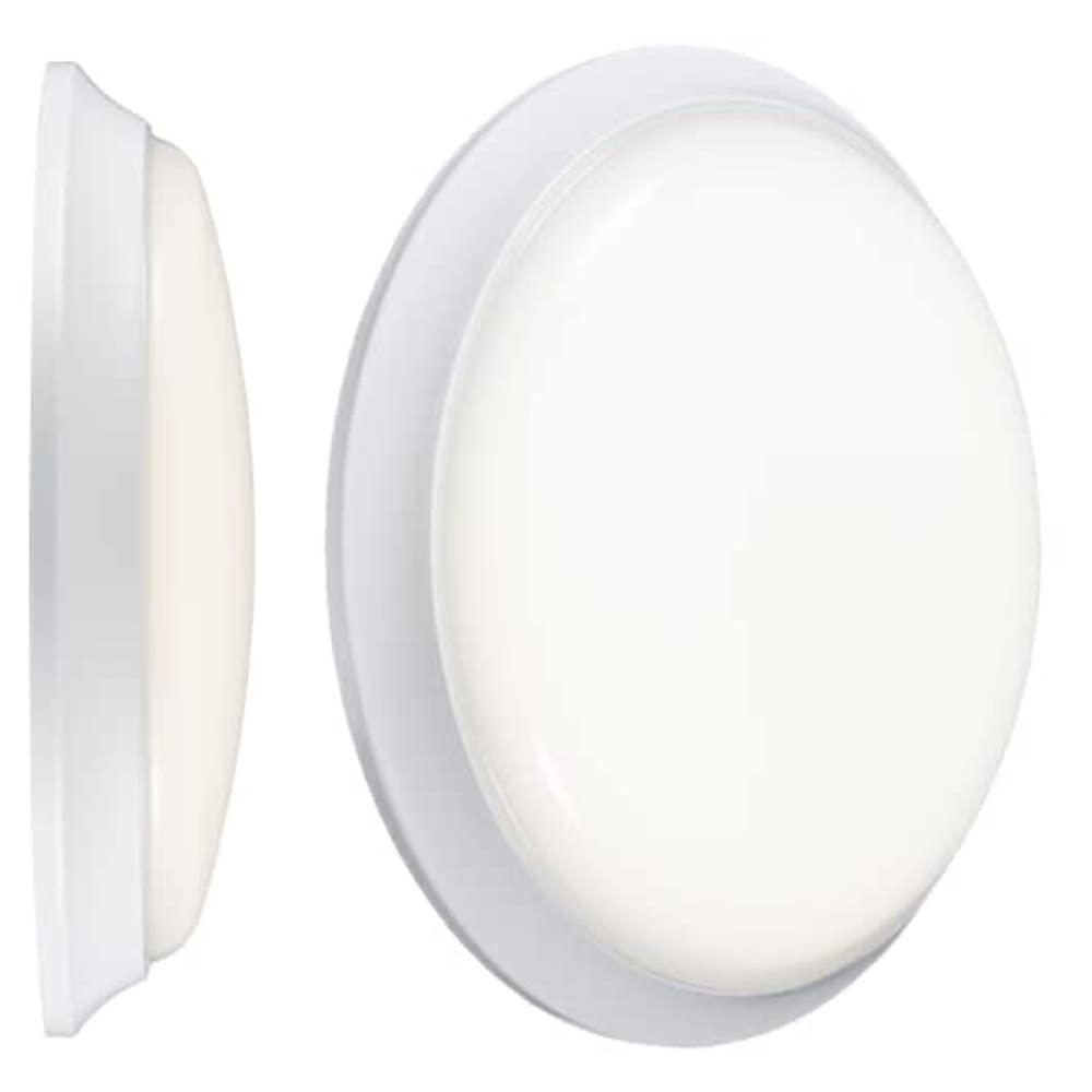 Knightsbridge Bulkhead, Polycarbonate, White