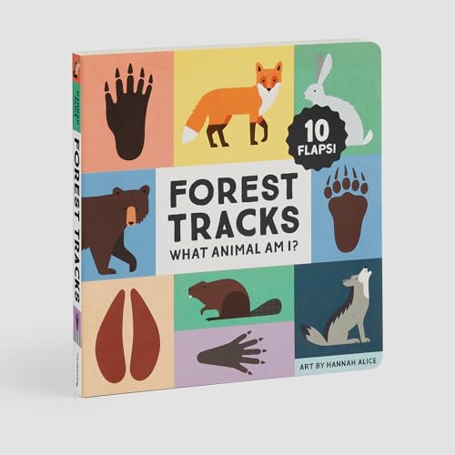 Image of Forest Tracks: What Animal Am I? Lift-the-Flap Board Book