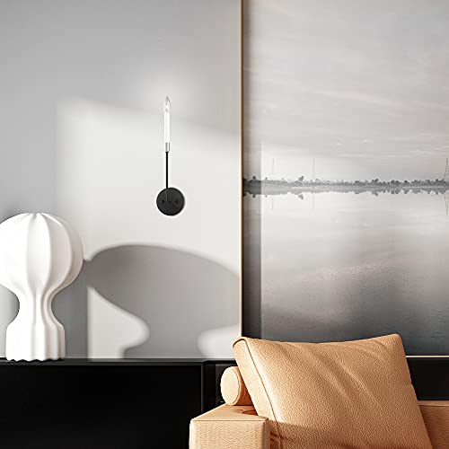 Image of Livex Lighting 46061-91 1 Light Brushed Nickel Wall Sconce, 5.13 x 18 x 3.9