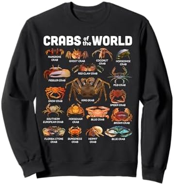 Crab Shirt Crabs Of The World Types Of Crabs Funny Crabbing