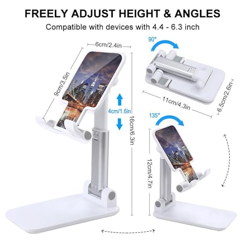 Support téléphone pliable New York Night - Support bureau réglable iPhone Android - 2