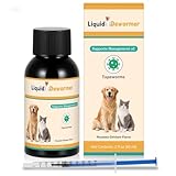 Dewormer for Pets, No More Tapeworms in Cats and Dogs,Tapeworm Support Liquid Formula, 60 ml