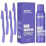 Dermaplane Razor for Women Face Hair Identifier Spray for Face Shaving Dermaplaning Tool Skin Body Dermaplane Spray for Women with 4 Facial Razor for Face Shaver Kit Facial Hair Spray Hair Removal