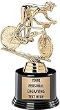 Crown Awards Mountain Bike Trophies with Custom Engraving, 7.25' Personalized...