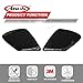 Arashi Black Gas Fuel Tank Side Pads Protector Knee Grip Traction for Suzuki GSXR 1000 2007-2008 K7