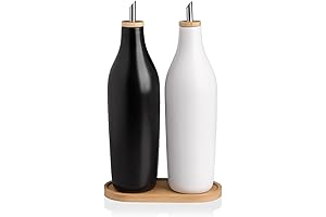 Sweejar Ceramic Oil and Vinegar Dispenser Set: The Surefire Way to Elevate Your Kitchen