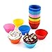 Cake Pop Molds 12 sztuk Okrągły Kształtne ciasto Pieczenia Formy Ciasto Mold Silicon Cupcake Cup Home Kuchnia Narzędzia do gotowania Formy Czekoladowe
