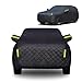 Produktbild Schwarz Hagelsichere Autoabdeckung Outdoor für Kia Stonic Hagelschutzplane Auto mit Reflektierenden Streifen,Dicke Hagelschutz Auto UV Schutz Staubdicht Winddichte