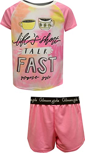 Komar Kids Girls Gilmore Girls Life's Short Talk Fast Shortie Pajama