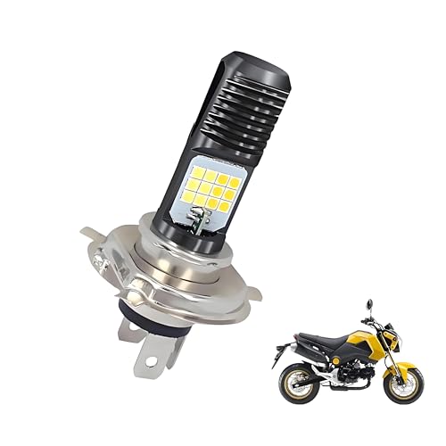 Amazon | H4/HS1 バイク用 LEDヘッドライト Hi/Lo切替 6500K ディオ110