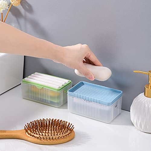 JAWSEU Portasapone Schiumogeno con Spazzola, Porta...