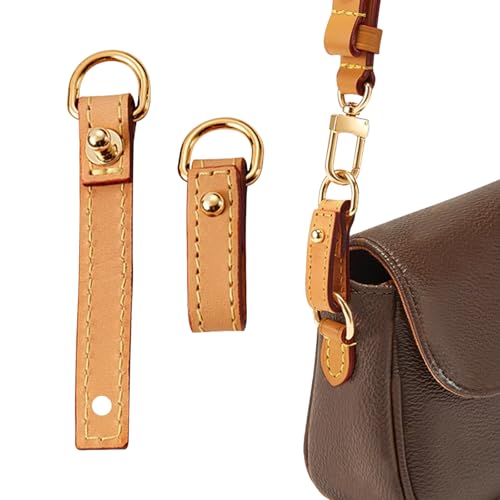 jiesinlov Modification Anti-Wear Buckles for Vachetta Shoulder Strap Remodeling Bag Hardware Protection (Beeswax)