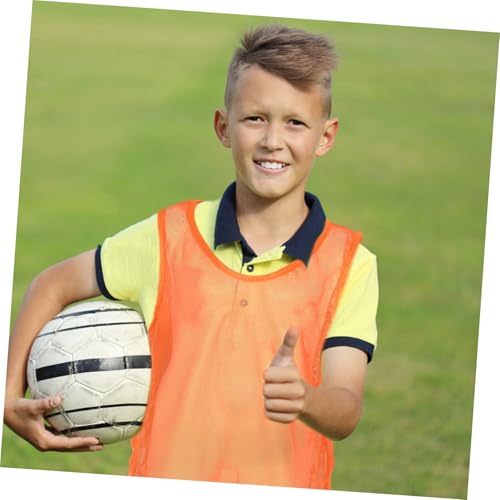 Petos de entrenamiento para fútbol juvenil pack de 8 chalecos deportivos para colegios y clubes 3
