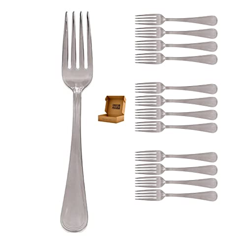 Tenedores de Mesa Oxford - Envio 24 H - Cubiertos Elegantes de Acero inoxidable - Alar Cok - Seleccionado y Enviado por Cosecha Privada (12 Tenedores de Mesa)