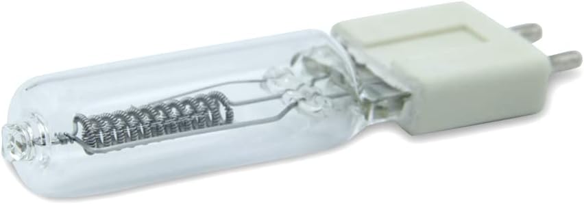 Technical Precision Replacement for Leko 750w Light Bulb EHF 750W 120V Halogen Bulb with G9.5 Medium 2 Pin Base - 3000K Warm White - 1 Pack