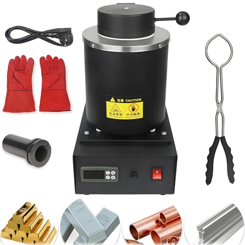 Horno de fundición digital de alta precisión con crisol selecto 2
