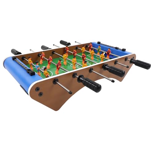 Football Table Game, 6 Bar Interactive Skill Development Hand Eye Coordination Tabletop Soccer Game for Party for Adults