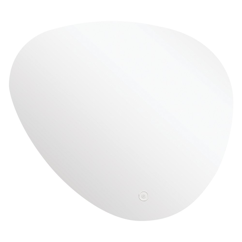 Miroir mural horizontal à LED 65x59x3cm argenté Harper Transolid TLMH2623R