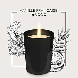 Air Wick Bougie Parfumée Vanille et Coco – Bougie Décorative jusqu’à 40h de Combustion
