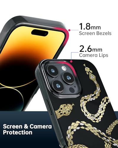 Coque iPhone 16 Pro Max MagSafe design serpents premium