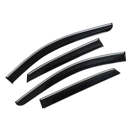 Déflecteur de vitres pour Nissan Qashqai J12 2022-2025 avec baguette chromée