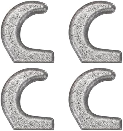 Weldable Chain Loop sourcing map 4Pcs Weld-on Steel Rope Hook, Weld on Safety Chain Clip ...