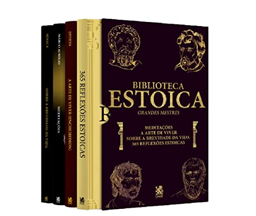 Biblioteca Estoica | Grandes Mestres - Box com 4 livros - Camelot Editora