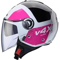 CABERG HELMET RIVIERA V4X ALPHA WHITE/FUCHSIA/BLACK XS – Ansicht 3