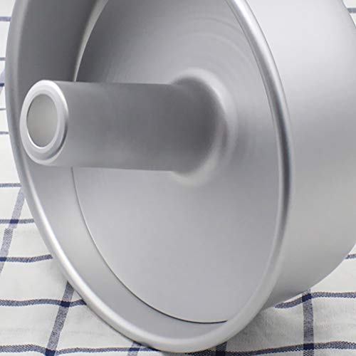 Baoblaze Conjunto de 3 Peças de Bolo de Alimentos de Anjo Alumínio Antiaderente Redondo Bolo de Chif