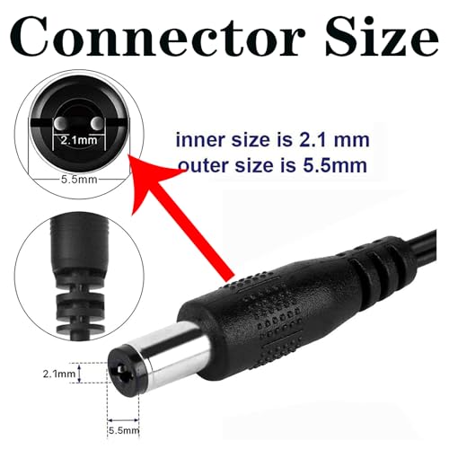 12V 1A Power Supply Adapter, AC to DC Power Supply Adapter Converter, 100-240V AC/DC Converter Adapter Driver Transformer, For Case Fan, IP/CCTV Security Camera, Keyboard, Wireless Wifi Router Ect - Image 2