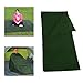 Veesper Fleece Sleeping Bag Liner Envelope Ultralight Camping Sheet Zippered Sleeping Bag Portable Lighweight Travel Sheet Camping Sleep Bag with Pillow