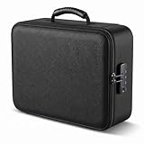 Vizoshi Fireproof Document Box (Soft-Shell) with Lock, 5200°F Fireproof & Water-Resistant File Organizer for Important Documents, Certificates, Passport & 14' Laptop, Home Office Travel