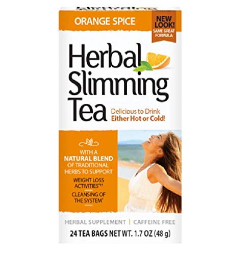 21st Century Herbal Slimming Tea, Orange Spice 1.7 Ounce (Pack of 3)