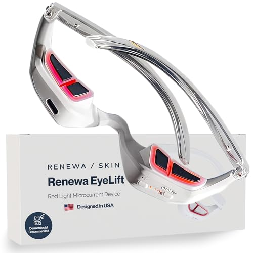 Renewa EyeLift | Under-Eye Beauty Tool with Gentle Light | Skincare Tool for Refreshing, Brightening and Radiant-Looking Skin | at-Home Self-Care Facial Tool for Smoother-Looking Eyes