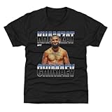 500 LEVEL Khamzat Chimaev Fighter Name Youth Shirt (Tri Black, 6-7Y Small)