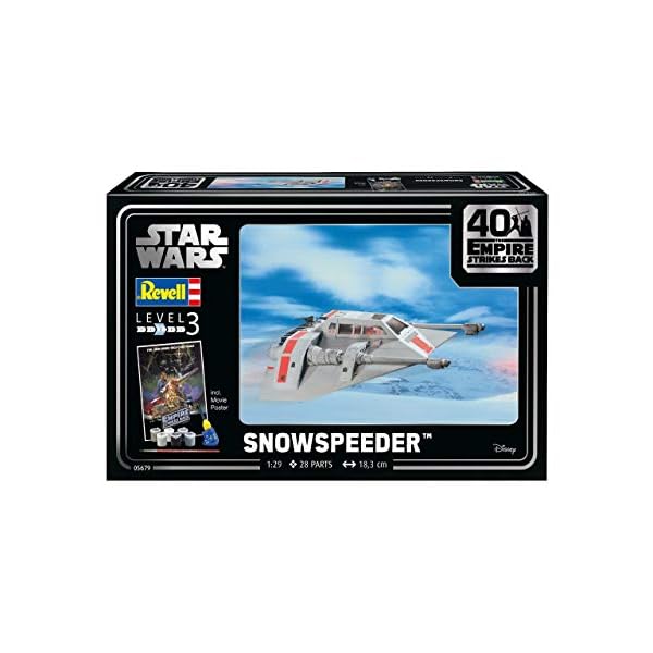 Revell RV05679 5679 Star Wars 05679 Snowspeeder 40th Anniversary Science Fiction Bausatz 1:29 – Bild 3