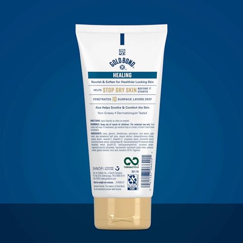 Gold Bond Healing Hydrating Lotion With Aloe Moisturizes, Heals & Smooths Dry Skin, Body Lotion, Delivers Immediate 24-Hour Hydration, Convenient Size, 5.5 oz - image 2