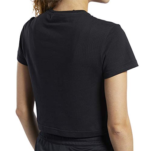 Image of Reebok Women's Solid Regular Fit Sports T-Shirt