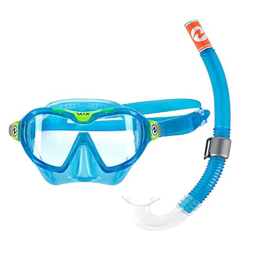 AQUALUNG Combo Mix , Tauchmaske + Schnorchel für Tauchen, Wassersport und Schnorcheln für Kinder ab 4 Jahren mit UV-Schutz, Silikondichtung und beschlag- und leckagefreien Gläsern für Jungen & Mädchen