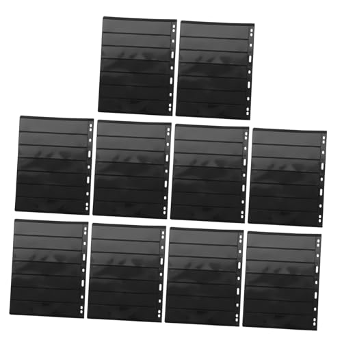 EXCEART 10 Blätter Selbstgemachtes Fotoalbum Münzsammlung Für Sammler Beilage Zur Briefmarkensammlung Briefmarkensammlerseiten Für Immer Stempelseiten Plastik Briefmarkenalbum Bücher