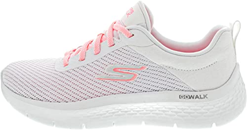 Preisvergleich Produktbild Skechers Damen Go Walk Flex Alani Sneaker, Weiße Textilbesatz, 39 EU