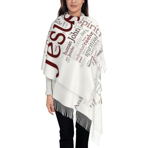 Prayer Wrap Scarf Virgin Mary Jesus Soft Cashmere - Lightweight Scarf For Women, Large Shawl And Wrap Prayer Shawl Gifts3