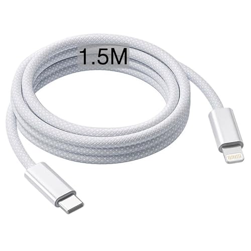 Image of USB C to Lightning Cable 1.5m, [MFi Certified] Old IPhone Charger Cable Compatible with iPhone 14 Pro Max/13/12/XR/SE/8 Plus/7/6S,Fast Charging Lead for iPad Air 2/Mini 2/4,AirPods 2nd/3rd,Charge Wire