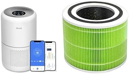 LEVOIT Air Purifier with HEPA Filter H13 + Replacement Filter