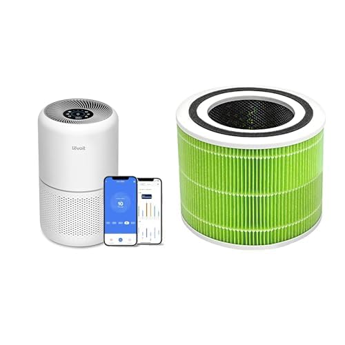 LEVOIT Purificador de Aire con Filtro HEPA H13 + Filtro de reemplazo