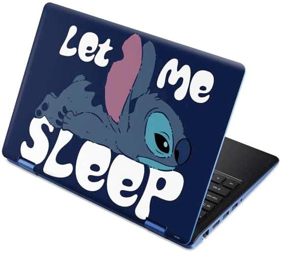 Skinit Decal Laptop Skin Compatible with Aspire R11 11.6in - Officially Licensed Disney Lilo and Stitch Stitch and Angel Design