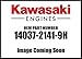 Kawasaki Engine Fc540v Screen 14037-2141-9H New OEM