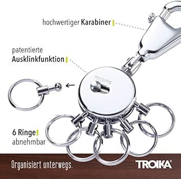 Troika Schlüsselanhänger Key Cruising schwarz/blau