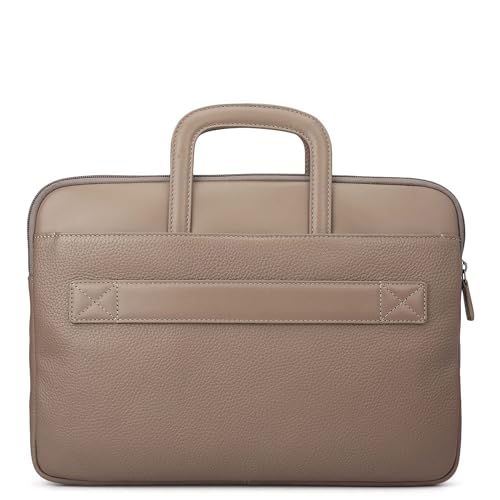 Image of Da Milano Leather Laptop Bag for Men & Women | Laptop Messenger Bag | Fits Up To 15 inch Laptop | Ideal for Office Purpose