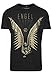 Rammstein Herren Flügel Tee T-Shirt, Black, XXL